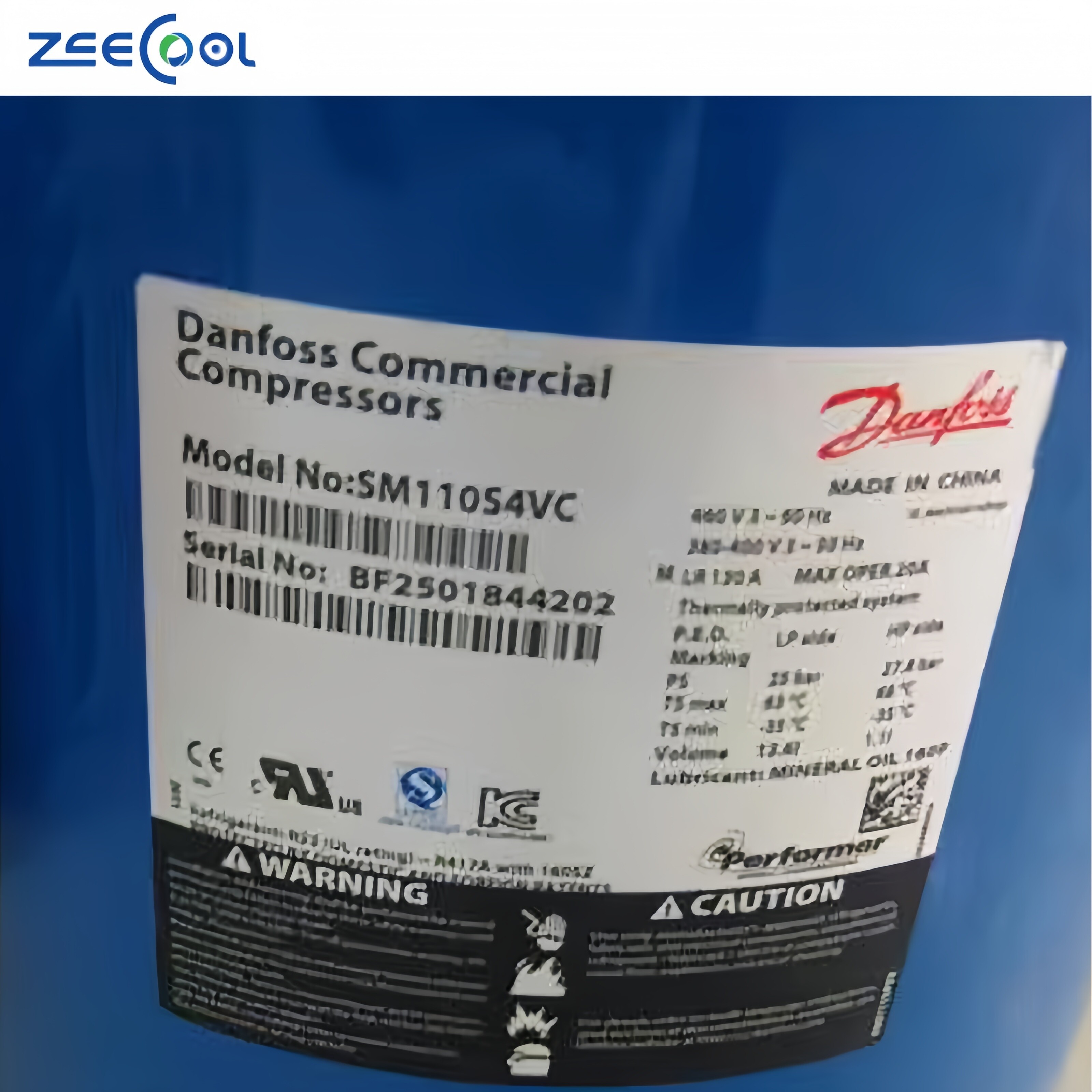 Manufacturer Wholesale 7HP Scroll Compressor SM084S4VC for Danfoss Refrigeration Air Conditioner Cold Room Compressor