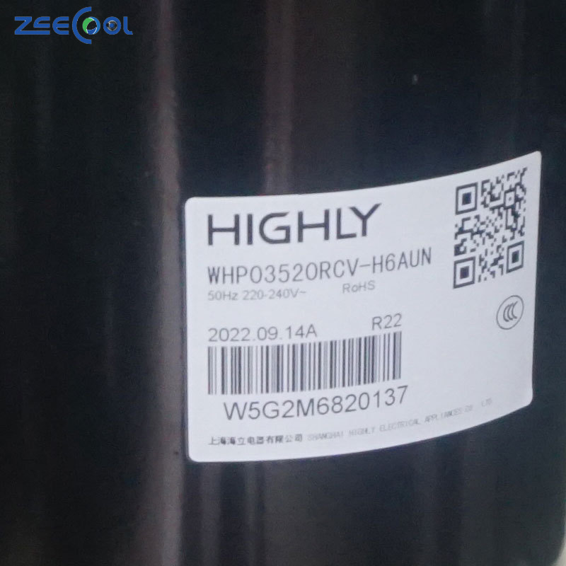Efficient Energy Refrigeration WHP03520RCV-H6AUN Rotary Air Conditioning Industrial Compressor