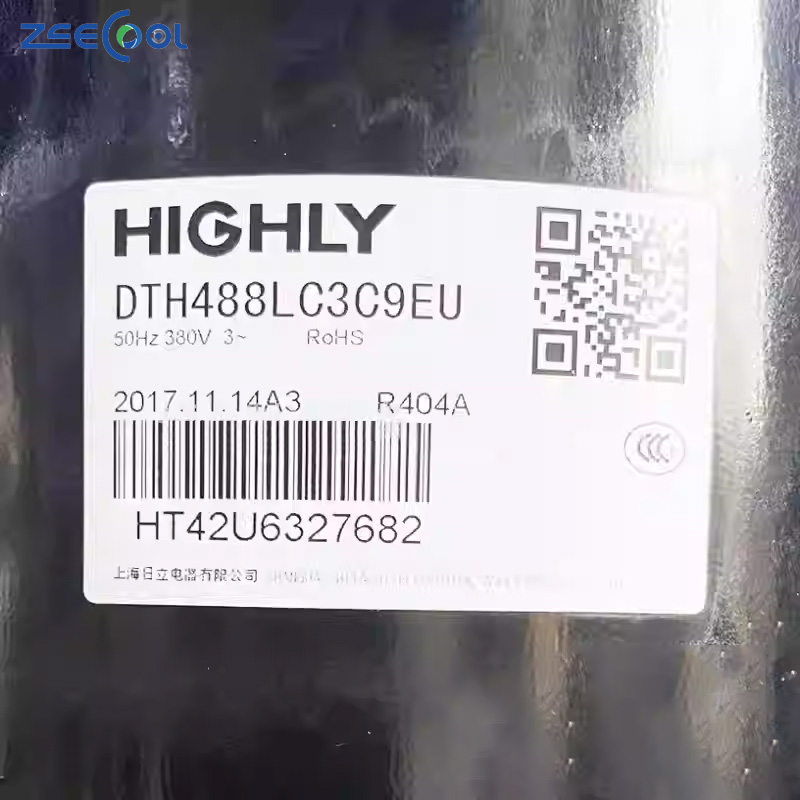 Highly Efficient Energy Refrigeration DTE752LC3Q9JK R404A Refrigerant Compressor for Freezing and Refrigeration