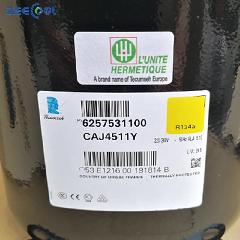 Te-cumseh Scroll Compressor for Secop Refrigeration Refrigerator Compressor 1/2 hp CAJ4511Y CAJ4519T CAJ4517Z CAJ4517E CAJ4519Z
