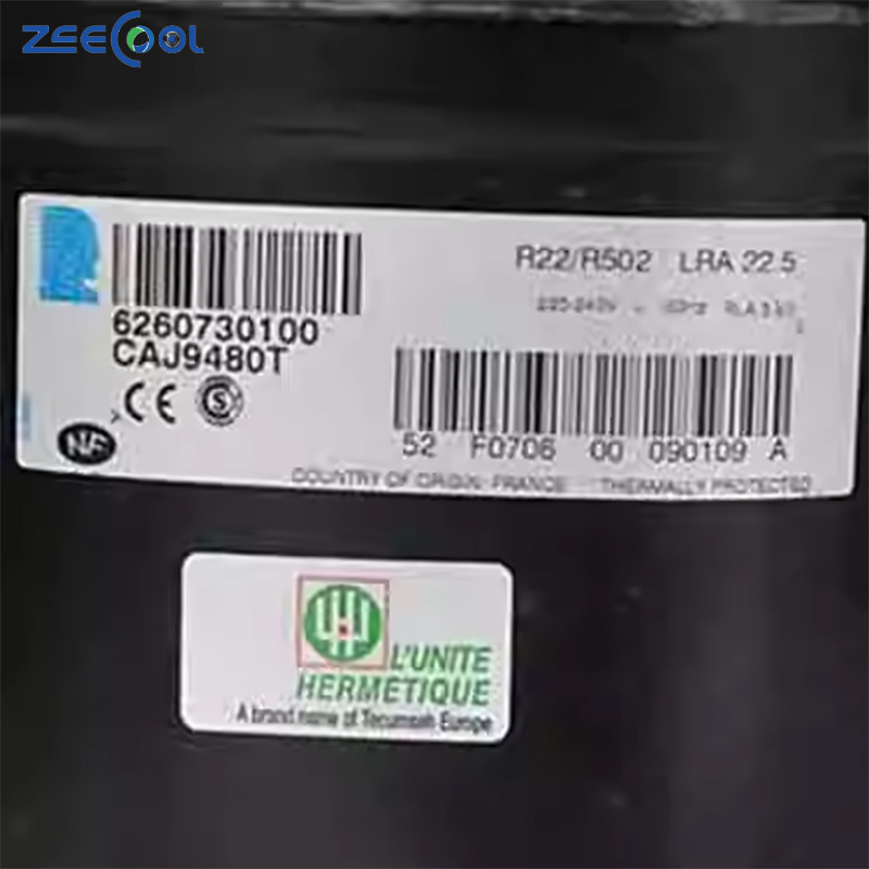 TAJ9480Z TAJ9480X CAJ9480T CAJ9480E CAJ9480Z Factory Price Efficient Energy Scroll Refrigeration Compressor for Air Conditioner