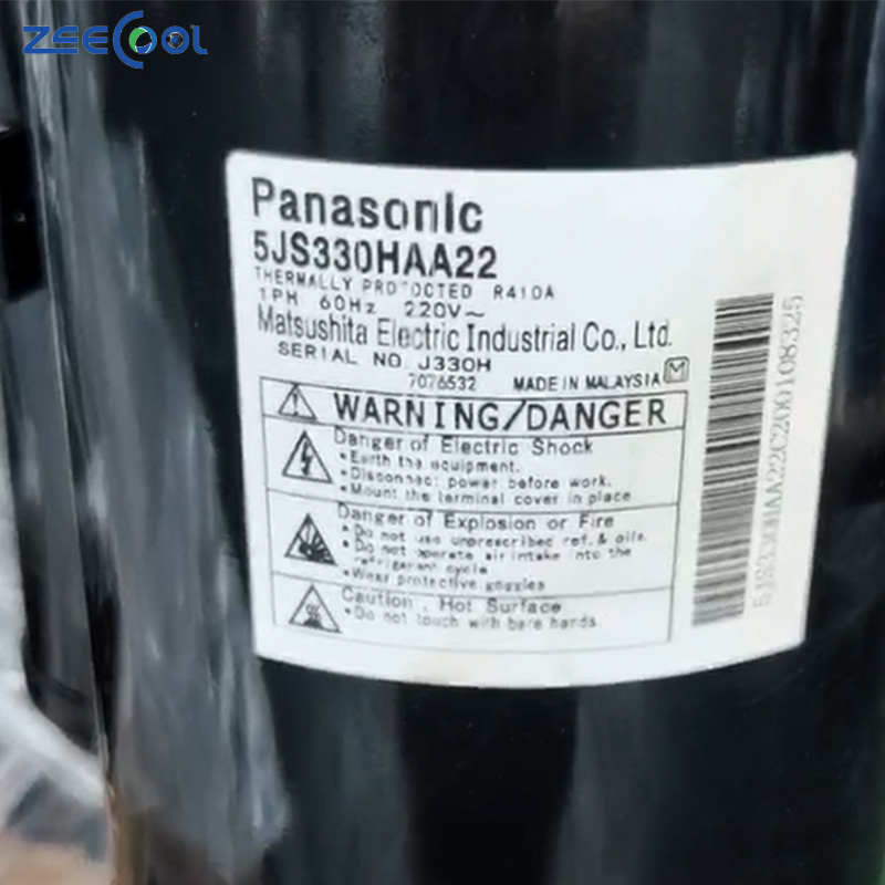 Air Conditioner Parts Rotary Compressor Refrigeration R410a 1PH 60HZ Compressor Model 5JS330HAA22