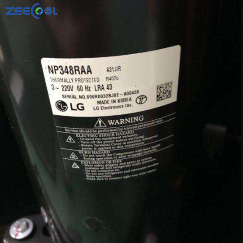 Wholesale Price Refrigeration and Heat Exchange Parts NP348RAA L-G Refrigeration Compressor for Air Conditioning