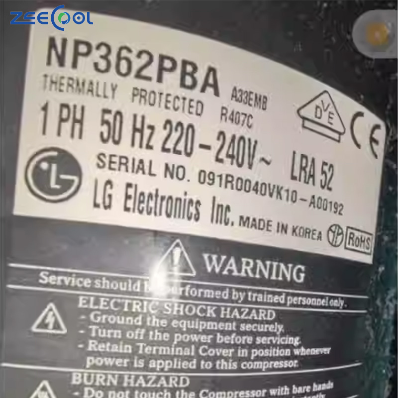 Wholesale Price Refrigeration and Heat Exchange Parts NP348RAA L-G Refrigeration Compressor for Air Conditioning