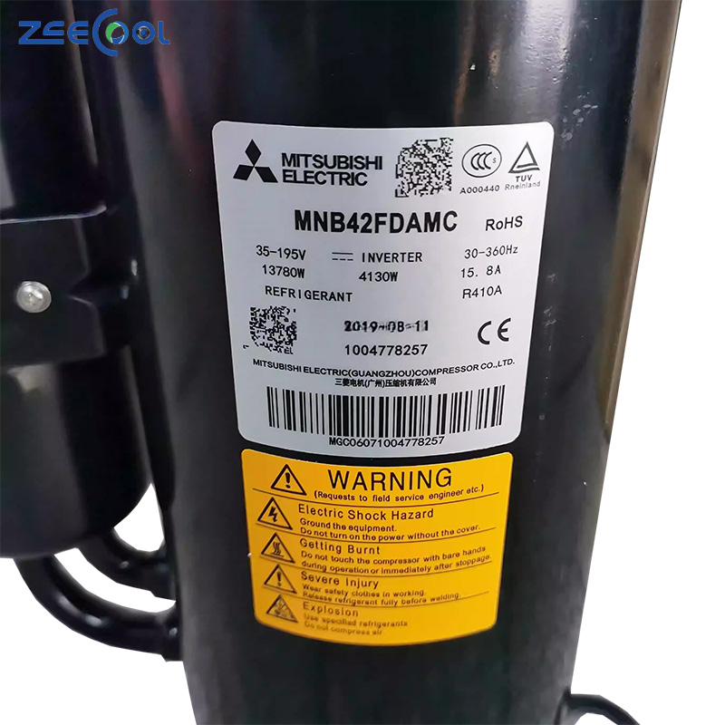 Factory Supply MNB33FBCMC MNB33FEBMC MNB36FAAMC MNB42FFAMC-L Condenser Compressor for Air Conditioner R410A Refrigeration Part