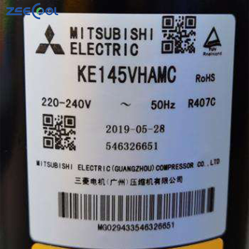 High Quality Rotary Compressor Air Conditioning HVAC Refrigeration KH145VHFA R22 Refrigerant