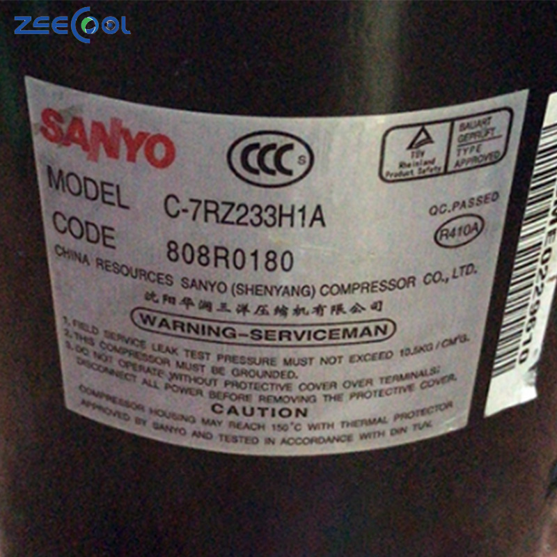 Factory Supply Refrigeration Parts Refrigeration Compressor C-7RZ233H1A C-7RZ233H1B C-6RZ146H1A R410A for Air Conditioner