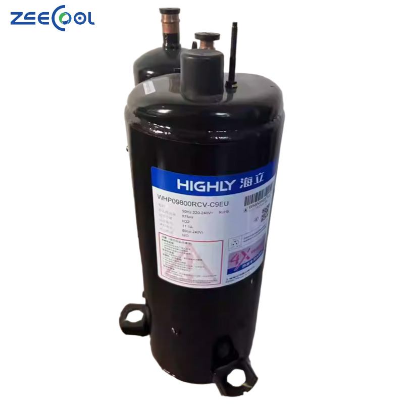 Stainless Steel Rotary Compressor WHP09800DCV-C9EU Evaporator R22 Cooling Heat Pump for Air Conditioner Highly for Refrigeration