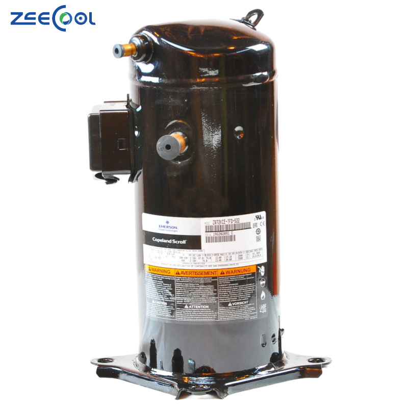 COPE-LAND Scroll Compressor ZR72KCE-TF5-522 ZR72KCE-TFD-522 ZR72KC-TFD-523 Models Refrigeration Air Compressor Heat Exchange