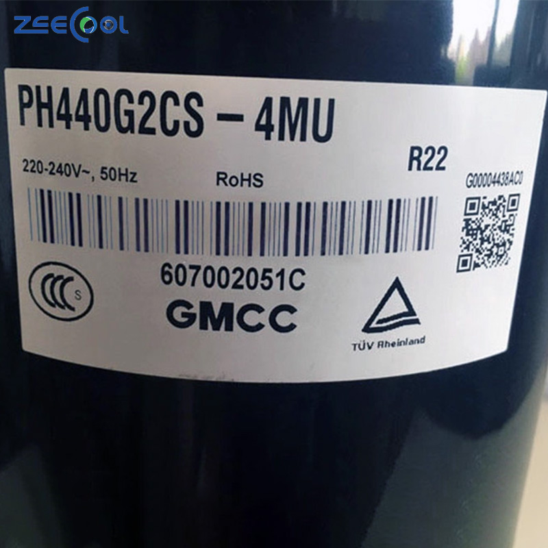 High Performance GM-CC PH440G2CS-4MU Rotary Compressor for Air Conditioning R22 Refrigerant New Metal Material for Refrigeration