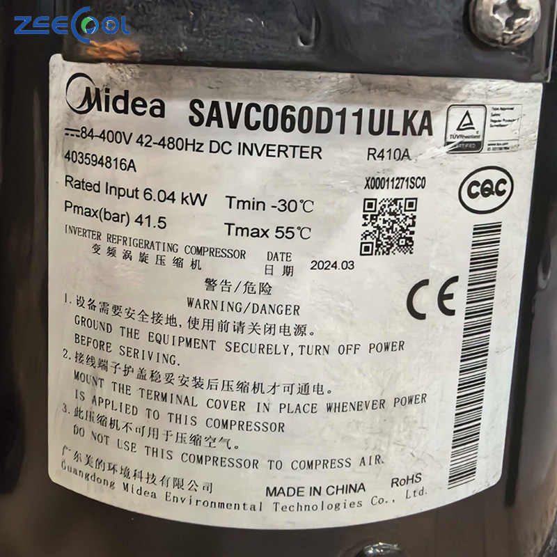 Factory Direct Sale SAVC060D11ULK SAVC060D11ULKA SAVC096D33ULK Inverter Compressor Scroll Compressor for Cabinet air Conditioner