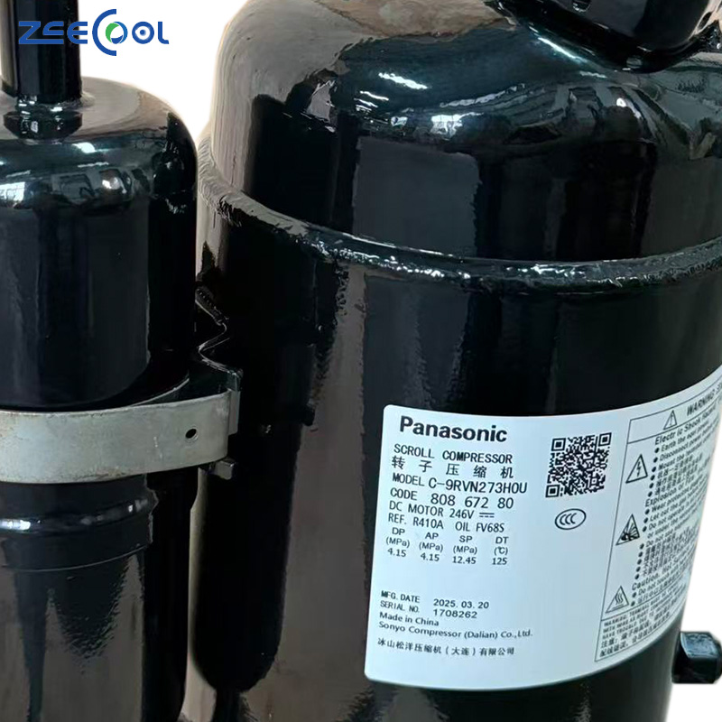 C-9RVN273HOU R410A Factory Outlet Dc Power Inverter Compressor Refrigerator Rotary Compressor Fujitsu Inverter Compressor