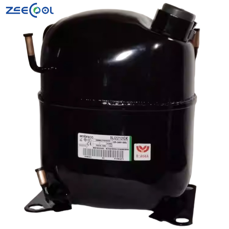Factory Supply Wholesale NJ2212GK Piston Compressor 220V-240V 50Hz for Home Farm Use Cooling Condenser for R404A