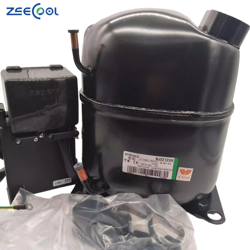 Factory Supply Wholesale NJ2212GK Piston Compressor 220V-240V 50Hz for Home Farm Use Cooling Condenser for R404A