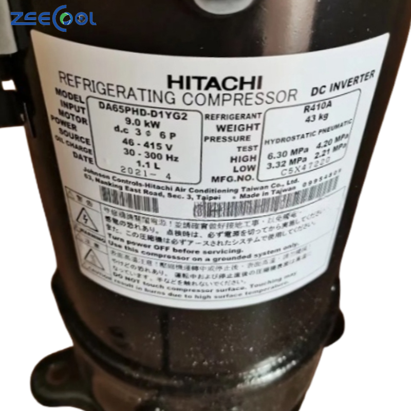 Wholesale Manufacturers Supply DA65PHD-D1Y2 DC Inverter Scroll Compressor for Air Conditioning New R410A Inverter Compressor