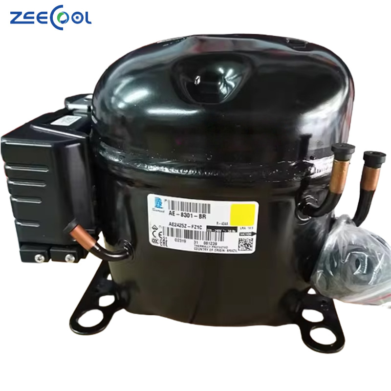 Wholesale Factory-Supplied Piston Refrigeration Compressor AE2420Z-GS1b R4O4A Steel Condenser for Cooling Restaurants Hotels