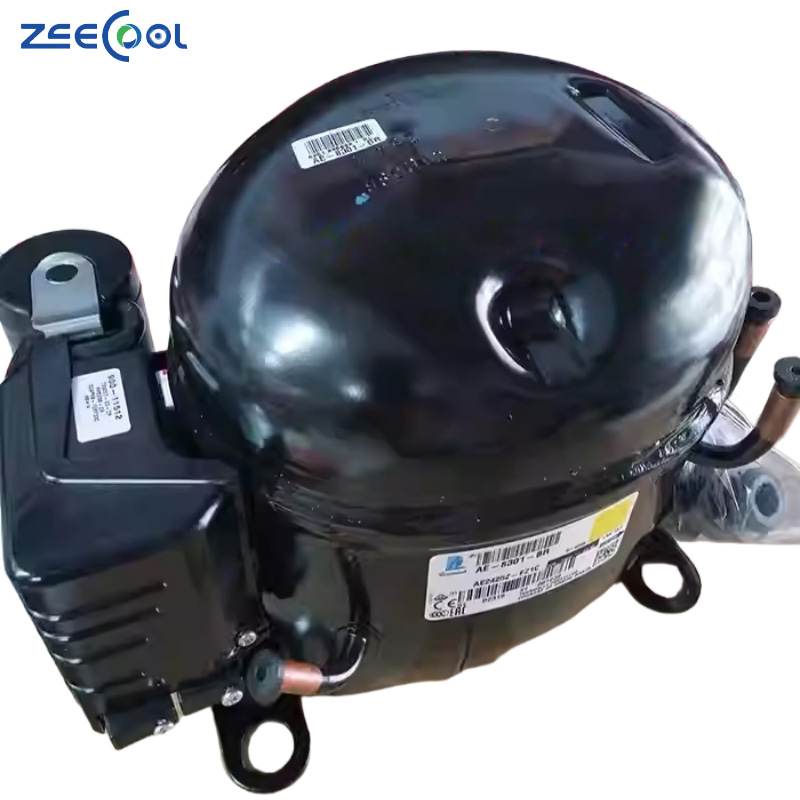 Wholesale Factory-Supplied Piston Refrigeration Compressor AE2420Z-GS1b R4O4A Steel Condenser for Cooling Restaurants Hotels