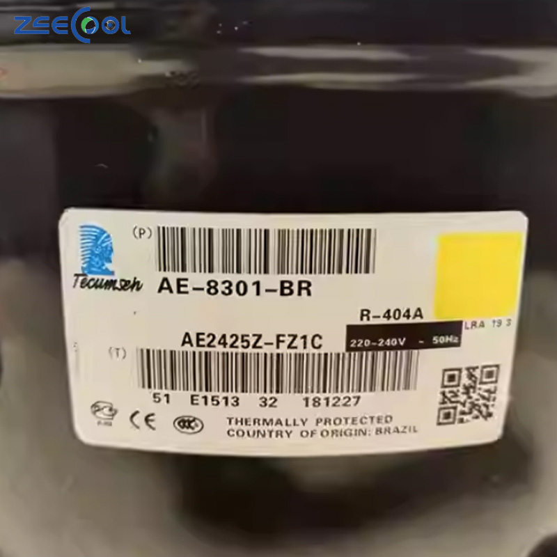 Wholesale Factory-Supplied Piston Refrigeration Compressor AE2420Z-GS1b R4O4A Steel Condenser for Cooling Restaurants Hotels