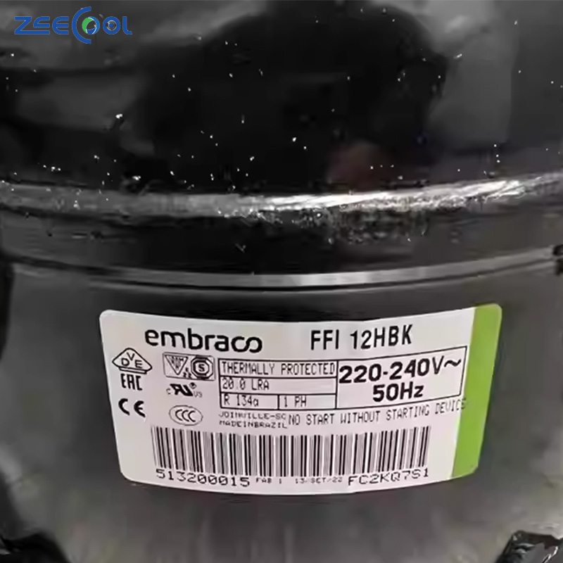 Factory Direct Sale New R134A Compressor FFI12HBK for Refrigerators 220V-240V/50Hz Steel for Refrigeration Heat Exchange