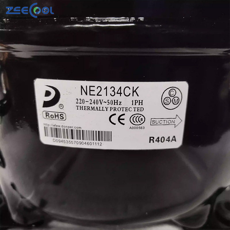 NE2134CK NE2150CK NE2170CK NE2178CK 220V-240V/50Hz R404A Compressor for Refrigerators Refrigeration & Heat Exchange Part