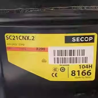 High Quality R290 Piston Compressor SC12MNX SC12CNX.2 SC15CNX.2 SC18CNX.2 SC21CNX.2 for for Freezer Refrigerator Compressors