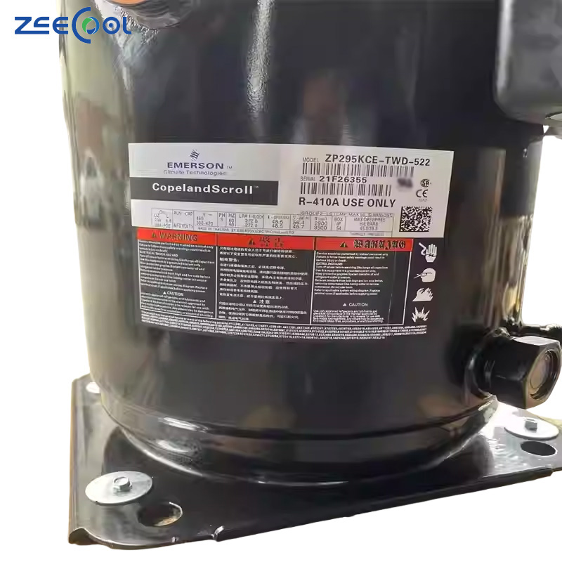 Factory Price HVAC Parts Scroll Refrigeration Compressor ZP235KCE-TWD-522 ZP295KCE-TWD-522 for Cold Room Chiller