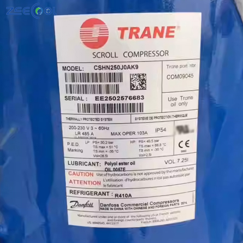 Factory Supply CSHN315K0BKM CSHN315K0AK9 CSHN250J0AK9 CSHN184K0AK9 Tra-ne air Conditioning Refrigeration Compressor