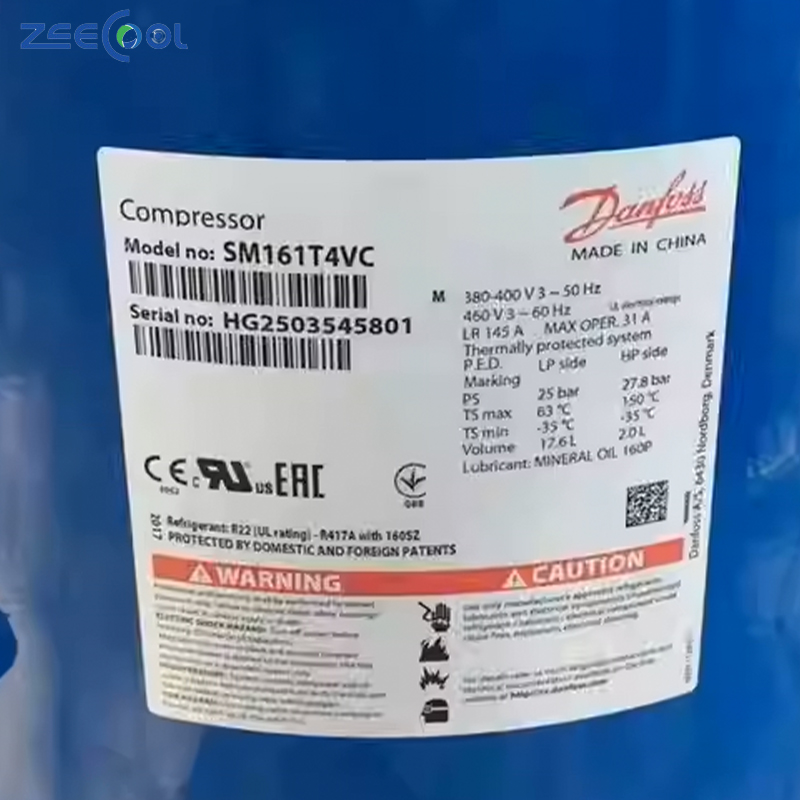 Scroll Compressor Air Conditioner Compressor Dan-foss Refrigeration Compressor SM148T4VC SM161T4VC SZ148T4VC SZ161T4VC
