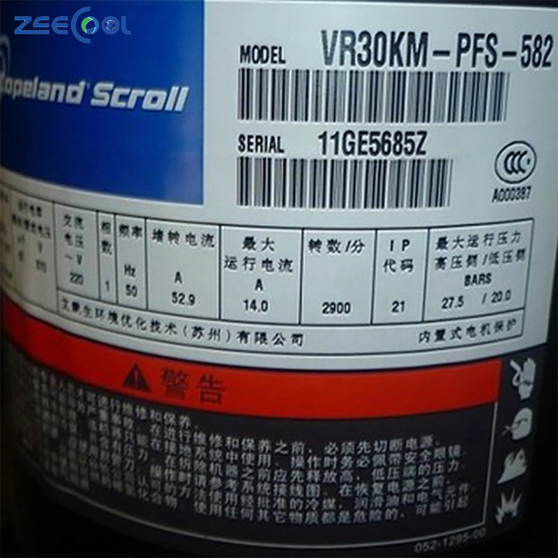 Wholesale Good Quality Air Conditioning Compressor 3P Scroll Refrigeration VR30KM-PFS-582 VR30KM-TFP-582 VR30KS-TFP-582 VR30KM
