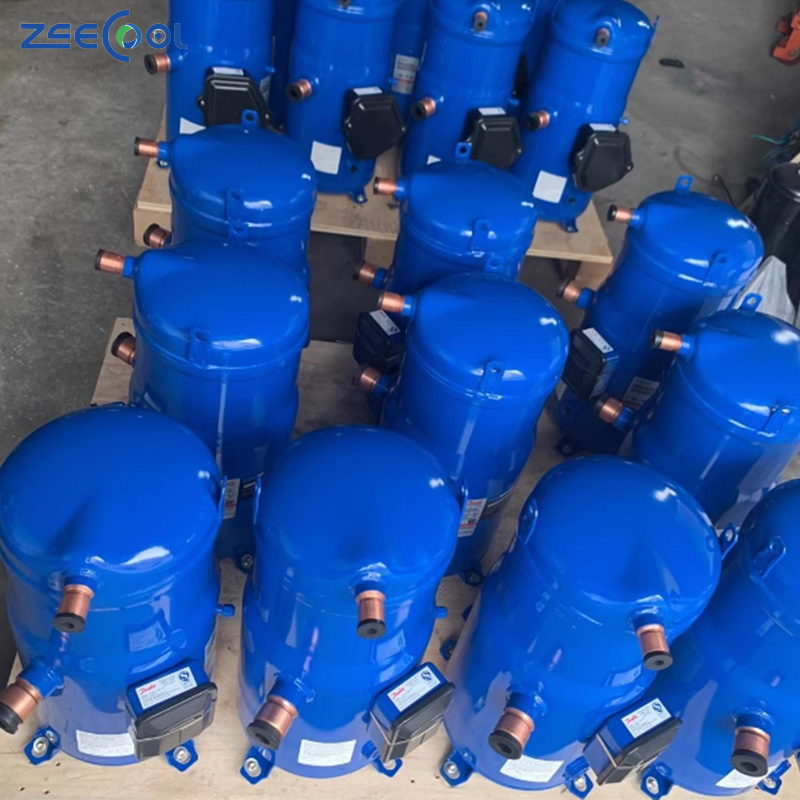 Dan-foss 380V Air Conditioner Heat Exchange Parts Scroll Refrigeration Compressor Hermetic Compressor SZ125S4RC