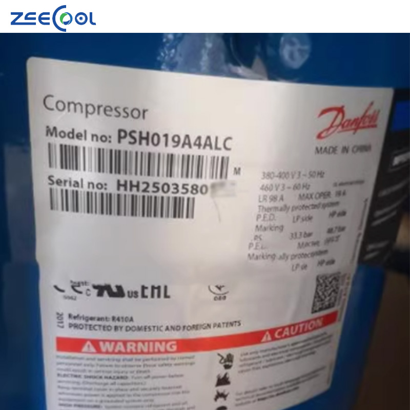 Dan-foss R410A Scroll Compressor PSH019A4ALC PSH039A4ALC PCH065A8VBA PSH030A4CLC for Air Conditioning and Refrigeration