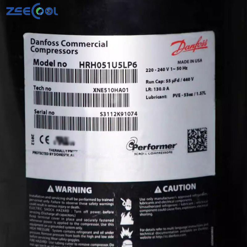 Hot New Commercial Air Conditioner Dan-fos Scroll Compressor R410A HRH029U4LP6 HRH047U4LP6 HRH049U4LP6 HRH051U4LP6 HRH054U4LP6
