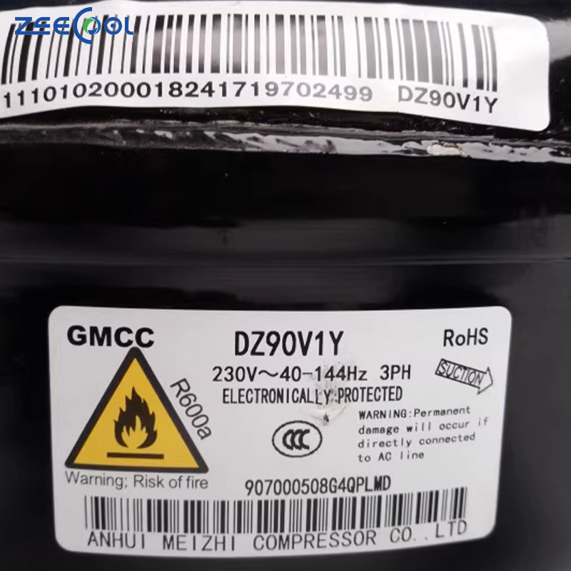 Wholesale Hot New GM-CC Copper Material Refrigerator Compressor 3PH R600a DZ120V1D DZ120V1B DZ120V1A DZ120V1V DZ120V1W DZ120V1F