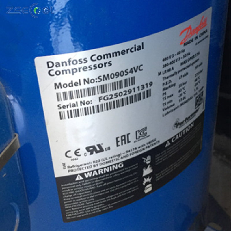 Wholesale Hot Sale SM Series Scroll Refrigeration 7.5HP Compressor SM090S6VC SM090S3VC SM090S4VC for Cold Room Compressor