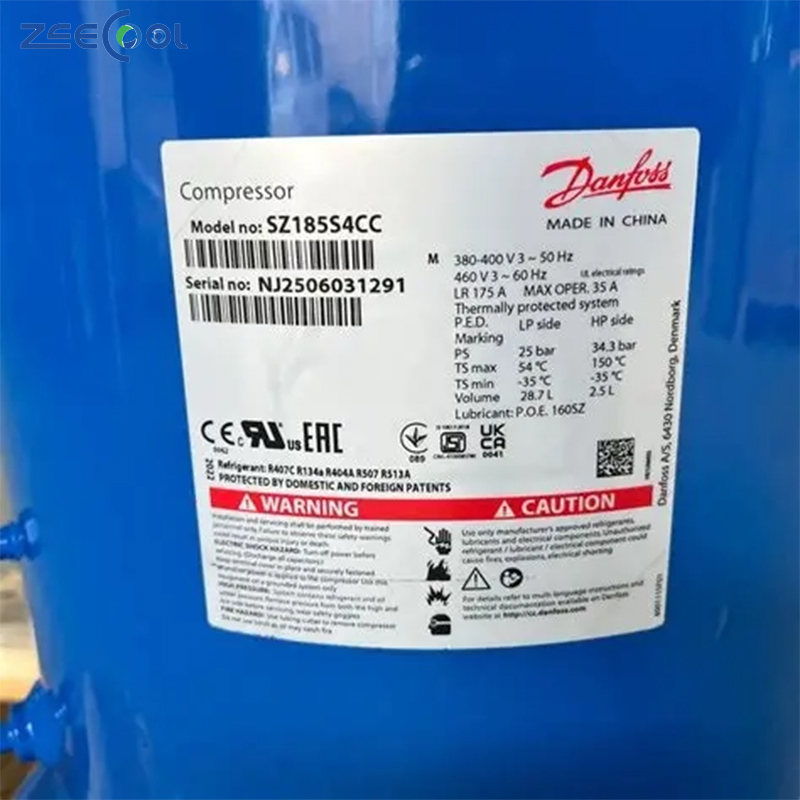 Hot New Heat Exchange Scroll Air Conditioner Compressor Perfor-mer Compressor SZ185S4RD SZ185S4CD SZ185S4RC SZ185S4CC