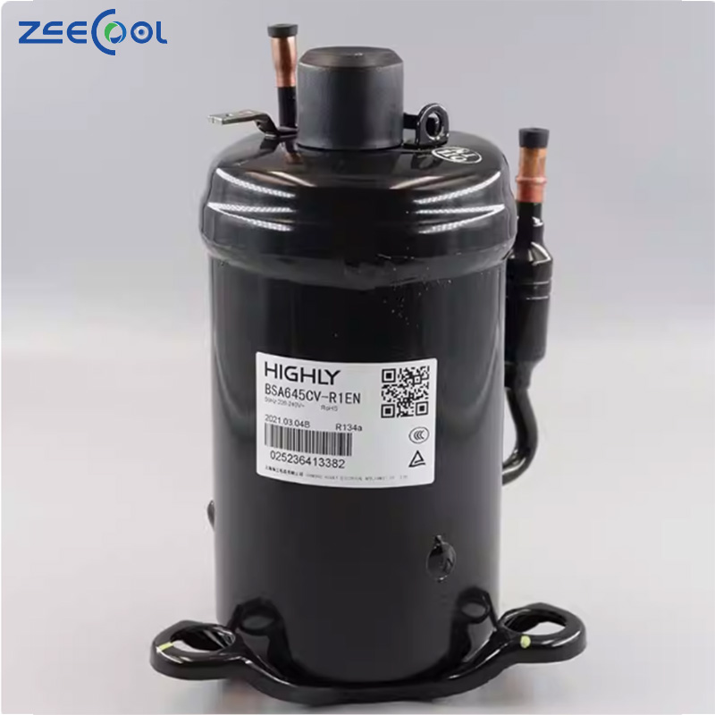 Factory Direct Sale Mini AC Highly R134a DC Rotary Compressor Refrigeration BSA357CV-R1AUN BSA357CV-R1AN BSA645CV-R1EN