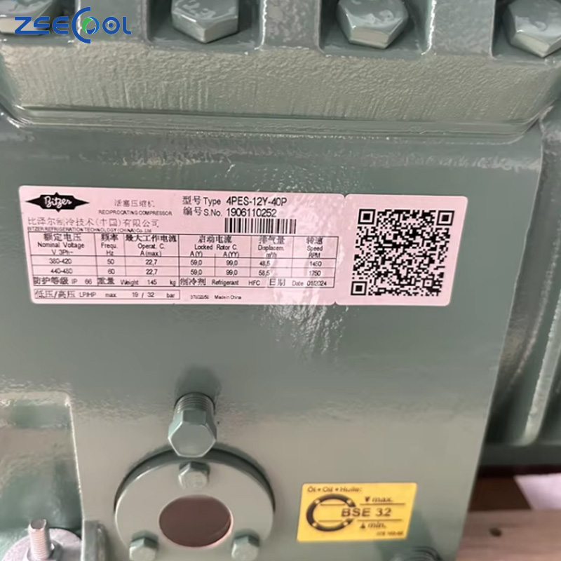 Wholesale New BIT-ZER Refrigeration Compressor Low Temperature Compressor 4PES-12Y-40P ( 4PCS-10.2 ) for Condensing Unit