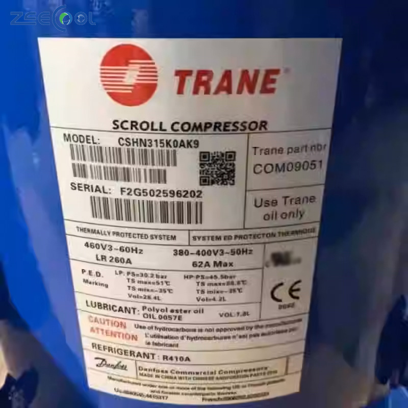Factory Supply CSHN315K0BKM CSHN315K0AK9 CSHN250J0AK9 CSHN184K0AK9 Tra-ne air Conditioning Refrigeration Compressor