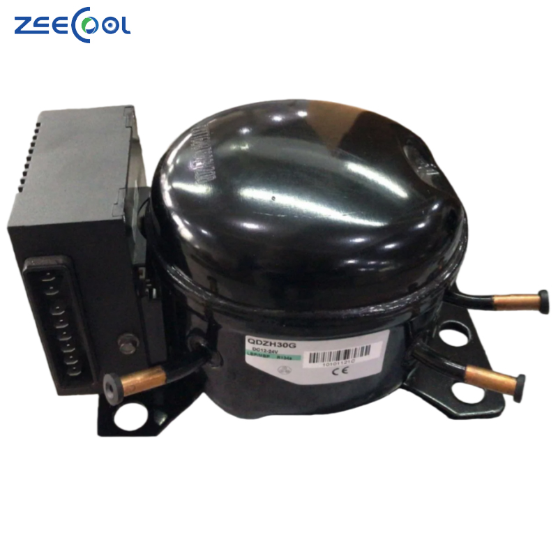 QDZH30G 12V-24V Freezer Compressor R134A Refrigerator Compressor DC Refrigeration Compressor for Cooling Systems