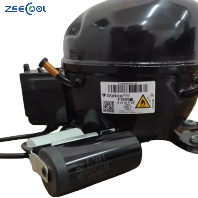 Wanboo FTK95ML R290A 220-240V 50Hz Scroll Refrigerator Compressor for Home/Commercial Use