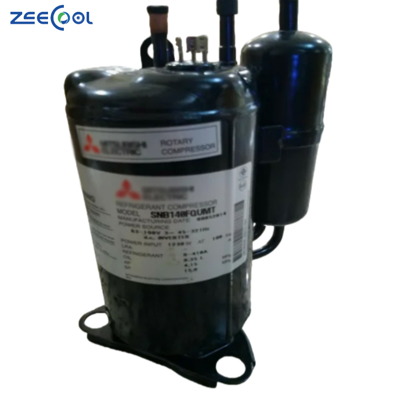 Fast Shipping Mitsubishi SNB140FQUMT AC Rotary Compressor R410A Refrigeration for air Conditioning