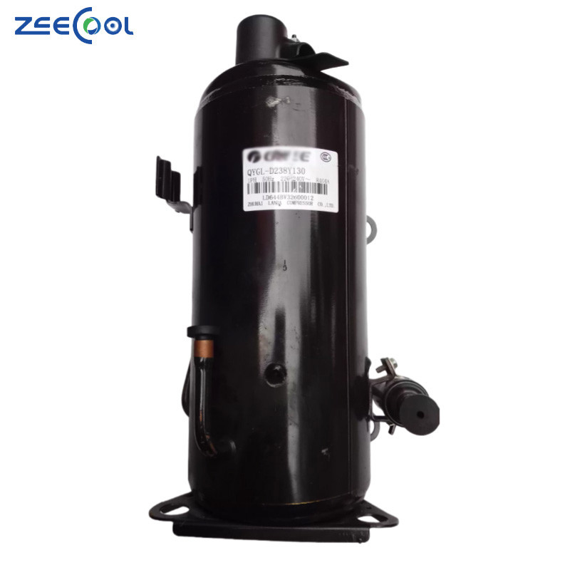 Supply New GREE QYGL-D238rY130 2HP 60Hz 220-240V R404A Horizontal Rotary Compressor for Air Conditioning