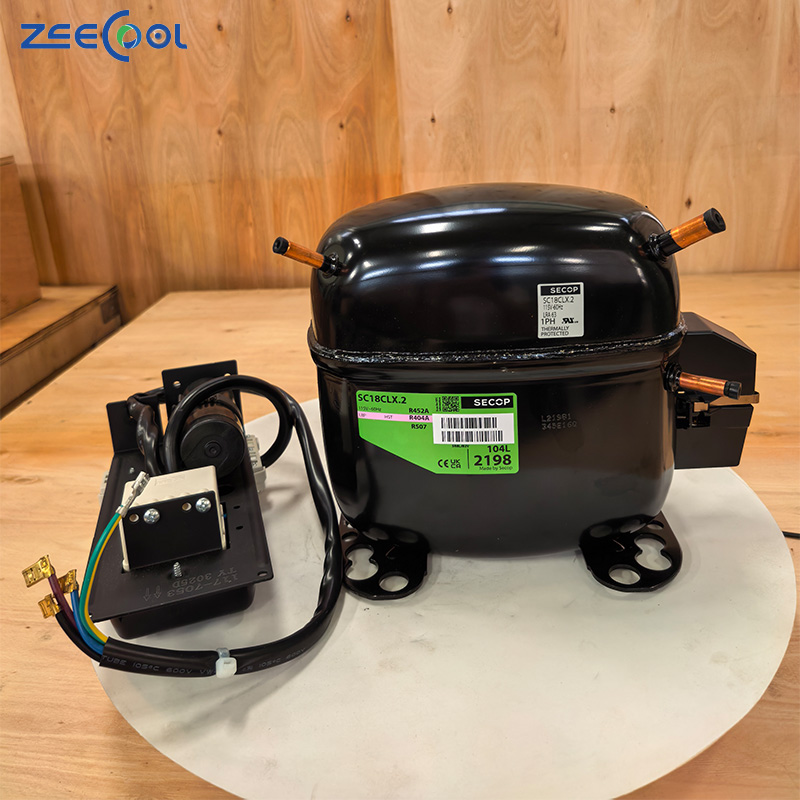 SC12CLX.2 SC15CLX.2 SC18CLX.2 SC18MLX 115V Fridge Compressor Freezer Compressor SCECOP R404 Refrigeration Compressor