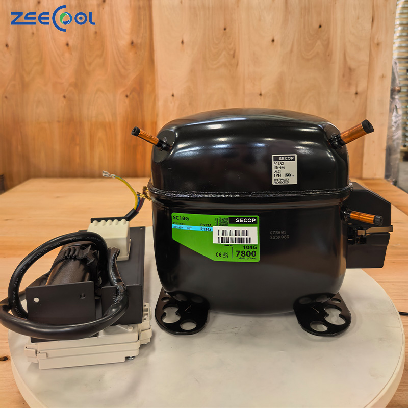 For Original Secop SC10G SC12G SC15G SC18G SC21G Refrigerator Refrigeration Compressor 115V/60Hz R134a Refrigeration Equipment