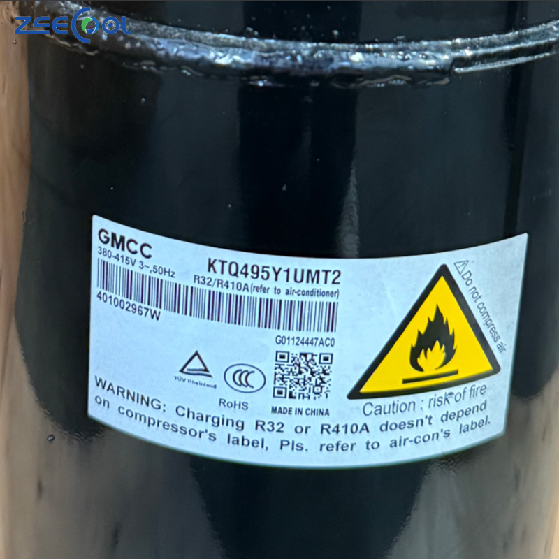 For Gmcc KTQ480Y3UMT3 KTQ495Y1UMT2 R32 R410a Inverter Rotary Compressor Long Service Life Refrigeration Compressor