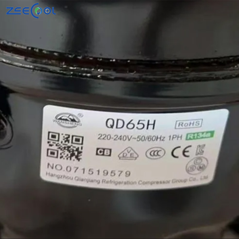 Factory Sales Refrigerator Compressor QD52H QD65H QD75H QD91H Qd110h AK318H AK358H AK388H Fridge R134A Compressor for WANSHENG