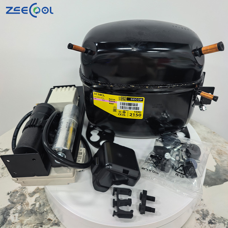 R404A 220-240V 50Hz Piston Compressor for Se-cop Refrigeration Refrigerator Compressor 1/2 hp SC10CL SC12CL SC15CL SC18CL SC21CL