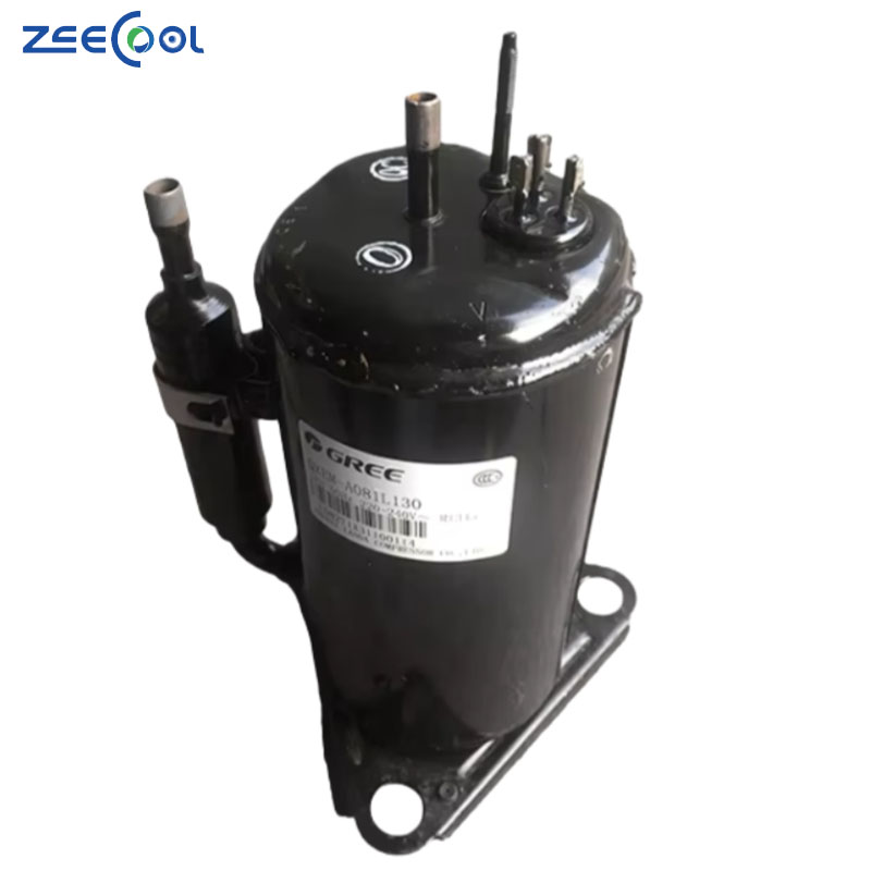 Factory Price Rotary Compressor QXEM-A081L130 R134A Wide Range of Discharge Capacity Refrigeration Compressor for GREE LANDA