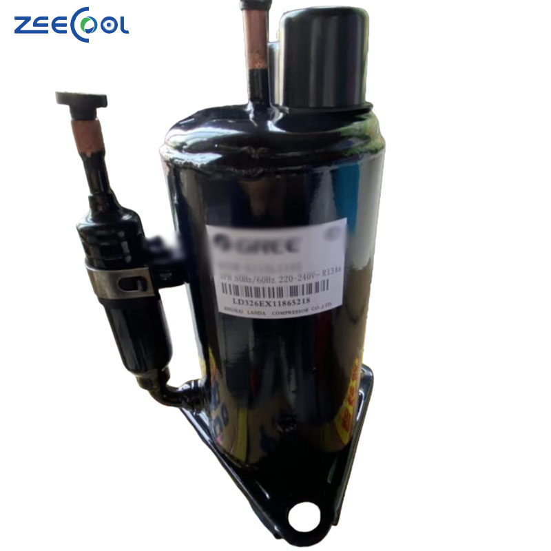 Factory Price Rotary Compressor QXEM-A081L130 R134A Wide Range of Discharge Capacity Refrigeration Compressor for GREE LANDA