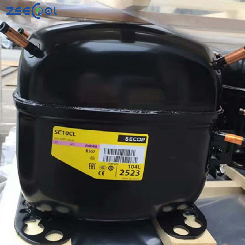Factory Supply New Freezer Compressor SC10CL SC10C SC10D SC10G Refrigerator Parts R134A Refrigeration Compressor for Secop